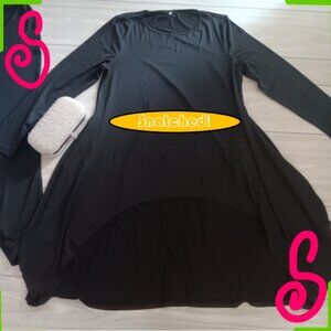 Solid Color Round Neck Long Sleeves Irregular Top And Pants Casual Two-Piece